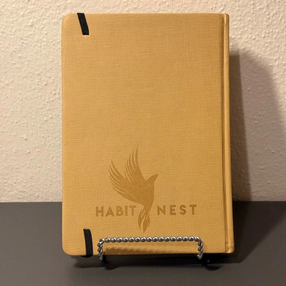 Habit Nest Nutrition Sidekick Journal Unisex OS Yellow Excellent Fat Loss Book